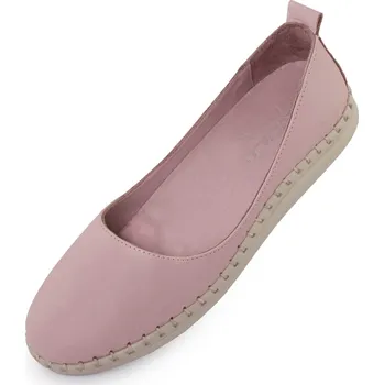 Dámská fitness obuv ENELL NELL dámské kožené baleríny fialové 37 FIALOVÁ