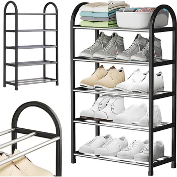 Botník VERK GROUP Stojan na boty organizátor botník skříňový regál 5 úrovní velký