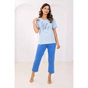 Pánská móda DÁMSKÉ PYŽAMO 740 W/26 Modrá L