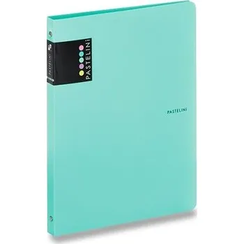 4kroužkový pořadač Transparent, A4, 20 mm - zelený [A]