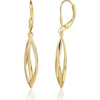 Náušnice Pozlacené stříbrné visací náušnice JVD SVLE3494XJ6GO00