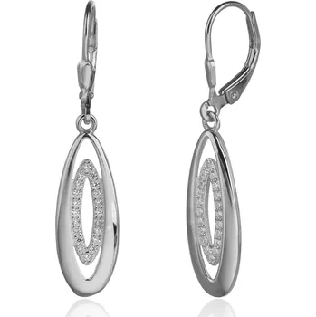 Náušnice Stříbrné visací náušnice JVD SVLE3500XJ6BI00