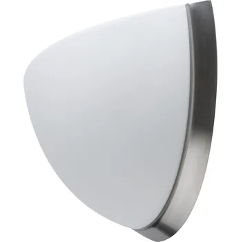 Nástěnné svítidlo OSMONT NELA DL2 nástěnné skleněné svítidlo nerez broušená / bílá IP43 2x60W E27 (původní kód OS 44585) - OSMONT OS NEL44585