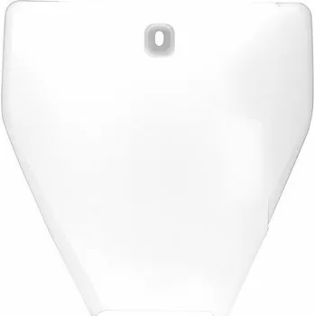 RACETECH Přední registrační značka Husqvarna TC85, bílá R-TBHSQBN0185