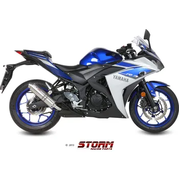 Auto-moto Koncovka výfuku STORM GP Y.048.LXS Nerez YAMAHA YZF-R3 2015-2021