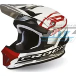 Přilba Progrip 3150-127 - bílo-červená (velikost M) (Velikost: S) PG3150-127-M