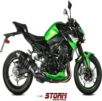 Auto-moto Koncovka výfuku STORM GP K.052.LXSB Černá ocel KAWASAKI Z 900 2020-2021