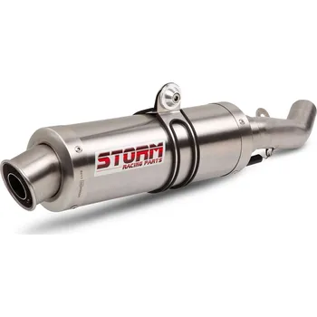 Výfuk pro motocykl Koncovka výfuku STORM GP T.016.LXS Nerez 74.T.016.LXS