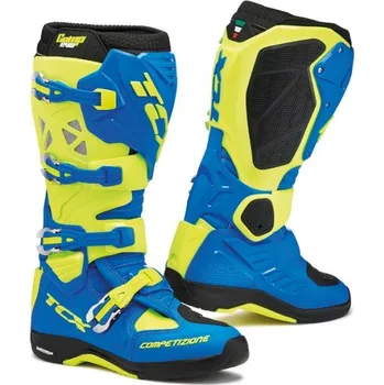 Moto obuv Moto boty TCX COMP EVO MICHELIN royal modro/fluo žluté 2H72607171