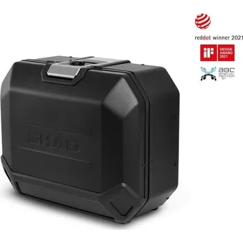 Zavazadlo na motocykl Boční hliníkový kufr na motorku SHAD Terra TR36 D0TR36100LB ČERNÁ EDICE levý KTM Duke 125 2014-2019