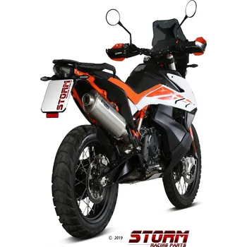 Auto-moto Koncovka výfuku STORM OVAL KT.021.LX2 Nerez KTM Adventure 790 (R) 2019-2020