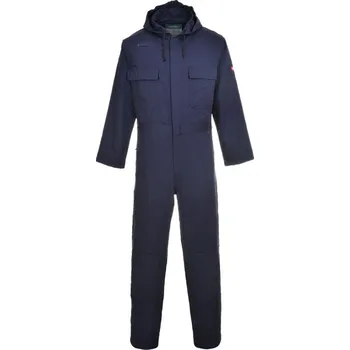 montérky PORTWEST Kombinéza s kapucí Bizweld BIZ6, nehořlavá POR-BIZ6NVRXXL 2XL Navy