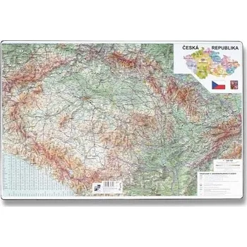 Stolní podložka Podložka na stůl mapa České republiky - 60 x 40 cm