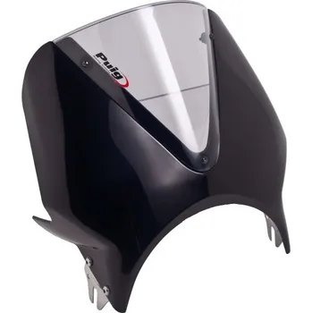 Plexi štít PUIG VISION 005NH černá/kouřová HONDA CB 600 F Hornet (S ABS) 2003-2004