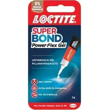 Průmyslové lepidlo Vteřinové lepidlo "Loctite Super Bond Power Flex Gel", gel, 2 g, HENKEL 2996208