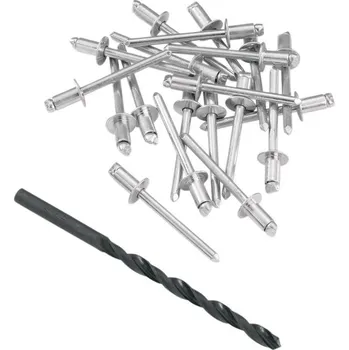 Výfuk pro motocykl SADA NÝTŮ 12-3/16" S BITEM 14218