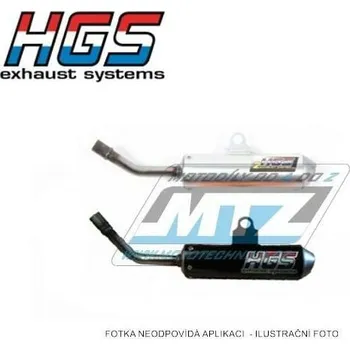 Výfuk pro motocykl Koncovka (tlumič) výfuku HGS - Kawasaki KX65 / 02-24 HGS-KAW.001-KONC