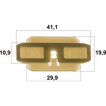Motodíl plastová příchytka (sada 10 ks) 72032