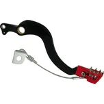 brzdový pedál hliníkový Honda, RTECH (černo-červený) HONDA CRF 450 R 2009-2020