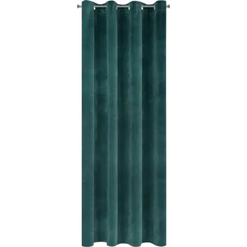 Závěs Sametový závěs Villa tmavě tyrkysový 140 x 250 cm