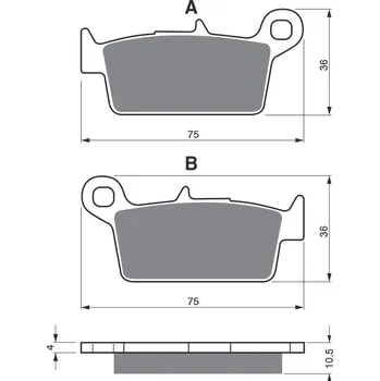 Motodíl plastová příchytka s vnitřním závitem (sada 10 ks) 57211Z