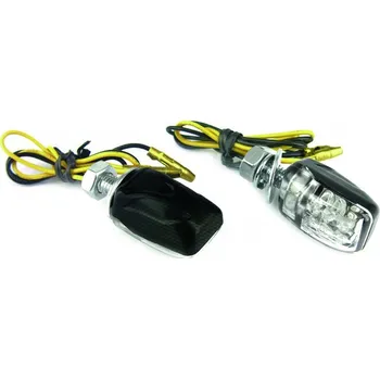 Moto sedlo BIHR Micro 6 LED indikátorů Carbon Universal 6P199T0KAB