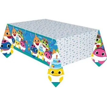 Jednorázový ubrus Papírový ubrus Baby Shark - 120 x 180 cm