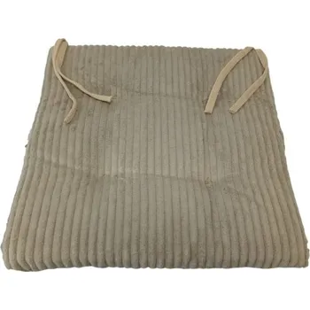 Podsedák Manšestrový podsedák béžový Lincoln 40 x 40 cm