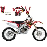Komplet sada polepů BLACKBIRD bb2134L - SAMOLEPKA HONDA CRF 450 R 2005-2008