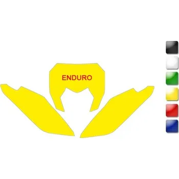 Auto-moto BLACKBIRD Plate Nálepky Black Sherco 3E00/000006