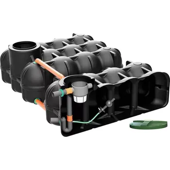 nádrž GeraTec Retenční nádrž s regulovaným odtokem Hudson 10000 l