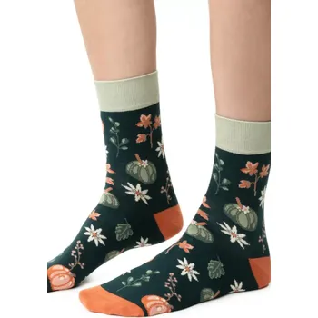 Pánské ponožky Dámské ponožky - Planeta Země 017 zelená 38-40