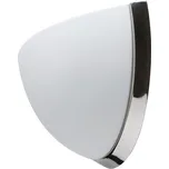 OSMONT NELA DL2 nástěnné skleněné svítidlo nerez / bílá IP43 2x25W E27 - OSMONT OS NEL44574