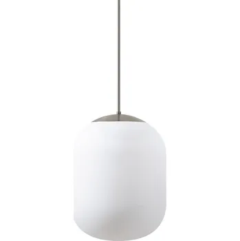 OSMONT TANIA P1 HP závěsné skleněné svítidlo kartáčovaná nerez / bílá IP40 3000 K 52W LED - OSMONT OS TAN62281