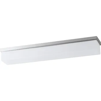 Svítidlo OSMONT SYLVIA 2 X15 stropní/nástěnné skleněné svítidlo kartáčovaná nerez / bílá IP44 3000 K 18W LED - OSMONT OS SYL51427