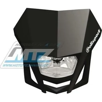 Maska přední Polisport LMX (se světlem / žárovka H4) - černá PS8657600002