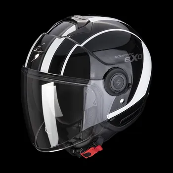 Motodoplněk Moto přilba SCORPION EXO-CITY SCOOT metal černo/bílá 2H74089093