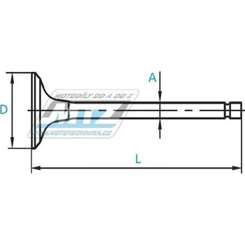 Auto-moto Ventil sací titanový Husqvarna TE450+TE510 + TC450+TC510 / 06-10 28.8000A5445