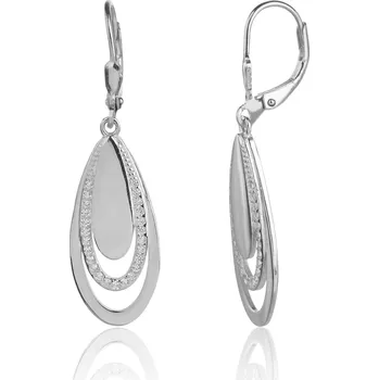 Náušnice Stříbrné visací náušnice JVD SVLE3480XJ6BI00