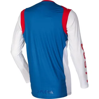 Moto dres Dres JUST1 J-FLEX ADRENALINE červeno/modro/bílý 2H14581712