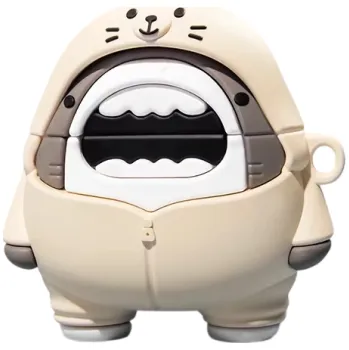 Příslušenství pro sluchátka Příslušenství pro AirPods 4 žralok Ochrana proti poškrábání, prachu, nárazům a pádu Bezpečné uložení sluchátek