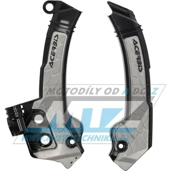 Motodíl Kryty rámu Husqvarna TC125+TC250 + FC250+FC350+FC450 / 23-24 + TE+FE / 24 - barva černo-šedá AC0025337.319