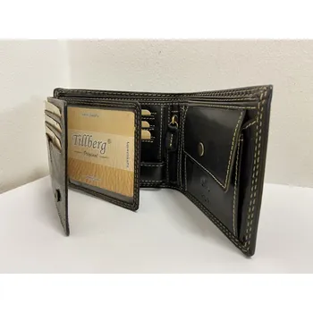 Peněženka Peněženka kožená tmavě hnědá OREL 2H14226225