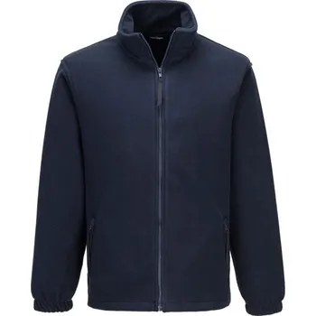 pracovní bunda PORTWEST Bunda Aran F205 na zip, fleece, pánská POR-F205NVRL L Navy