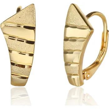 Náušnice Pozlacené stříbrné náušnice JVD SVLE3517XJ6GO00