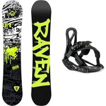 Snowboarding Raven Core Junior dětský snowboard + Beany Kido vázání 140 cm + XXS (EU 25-32) + DÁREK + Doprava ZDARMA