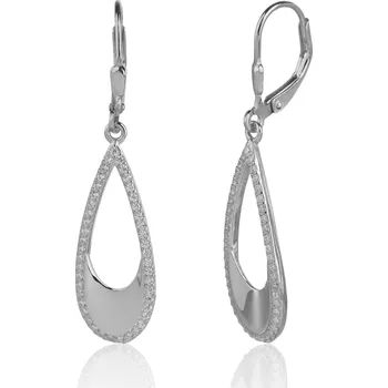 Náušnice Stříbrné visací náušnice JVD SVLE3490XJ6BI00