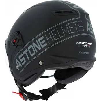 Auto-moto Moto přilba ASTONE MINIJET S SPORT COOPER černo/šedá 2H5315843