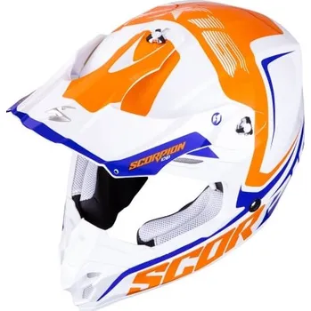 Motodoplněk Moto přilba SCORPION VX-16 AIR ERNEE bílo/oranžovo/modrá 2H27008422