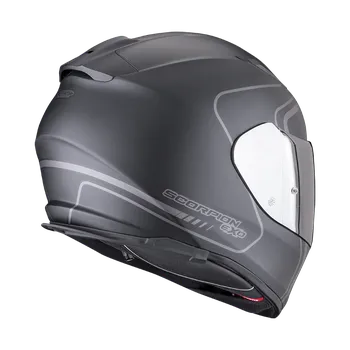 Helma na motorku Moto přilba SCORPION EXO-491 WEST matná černo/stříbrná 2H49690626